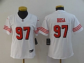 Women Nike 49ers 97 Nick Bosa White 2019 NFL Draft First Round Pick Color Rush Vapor Untouchable Limited Jerseys,baseball caps,new era cap wholesale,wholesale hats